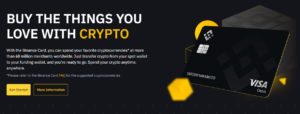 Binance visa card