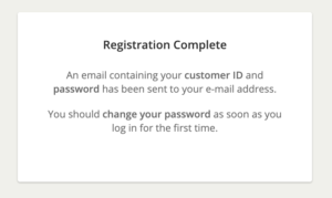 Registratie compleet Bitstamp