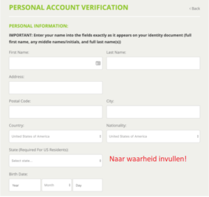 Verify Account Bitstamp