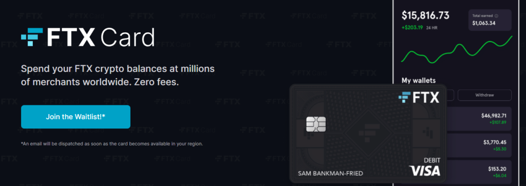 FTX debit card