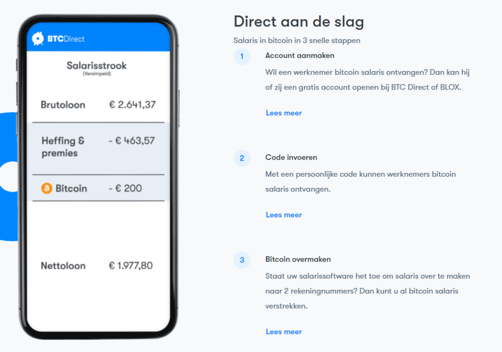 Salaris BTCdirect