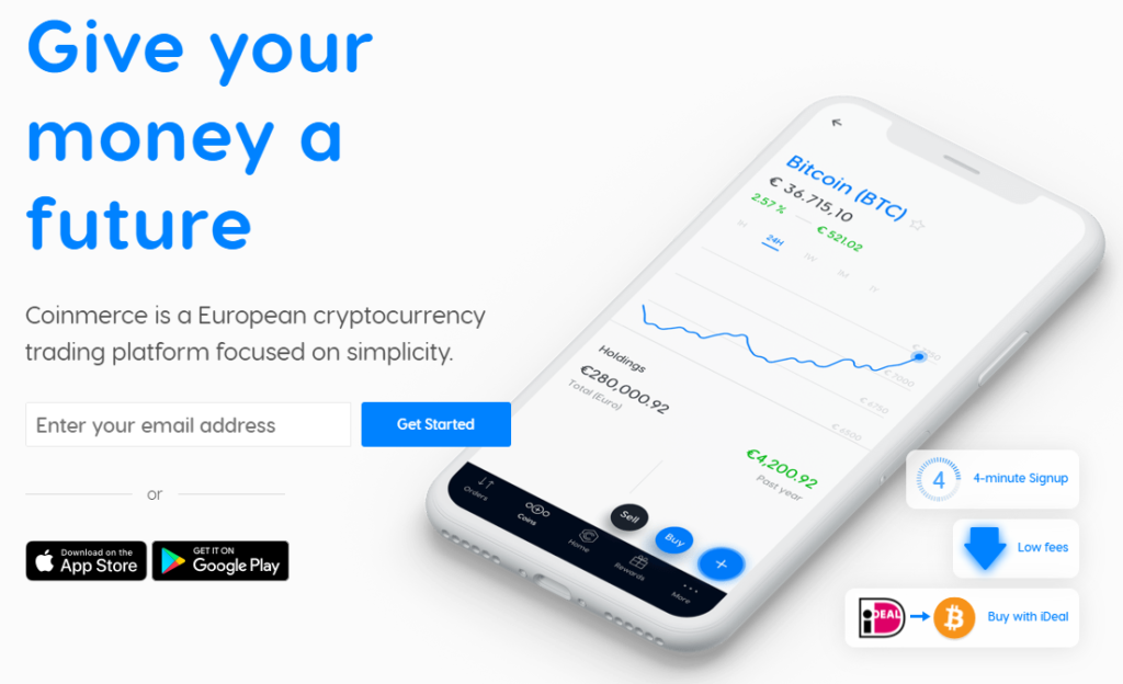 inloggen Coinmerce